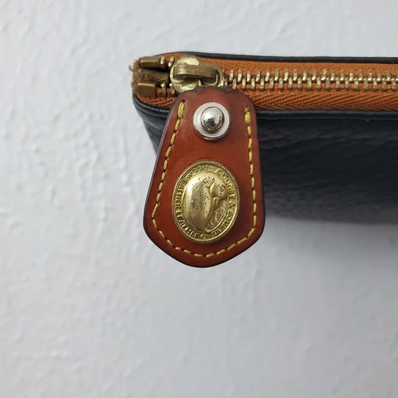 Dooney & Bourke Black and Tan Cosmetic Bag - Picture 8 of 13